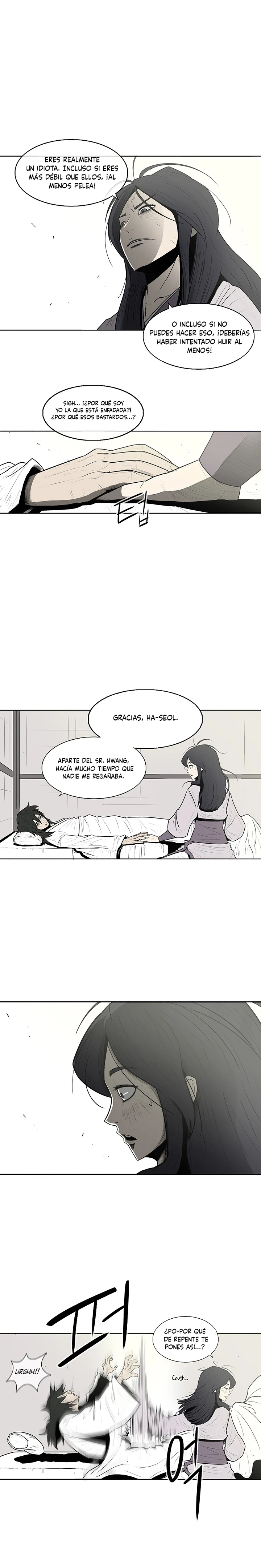 La leyenda de la espada del norte capítulo 7, página 8