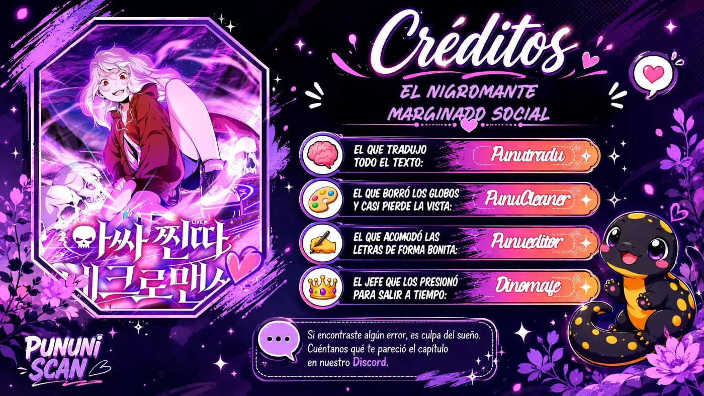 La nigromante marginada social capítulo 2, página 1