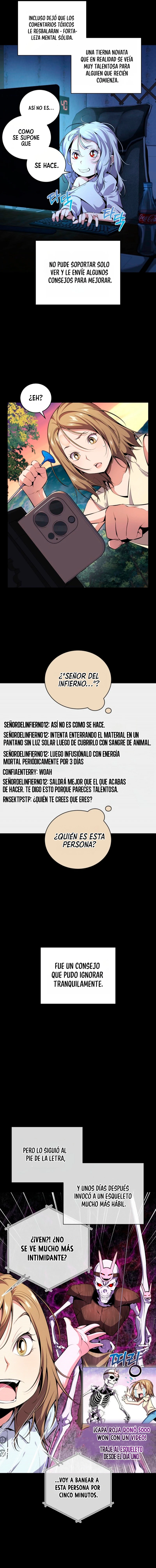 La nigromante marginada social capítulo 3, página 6