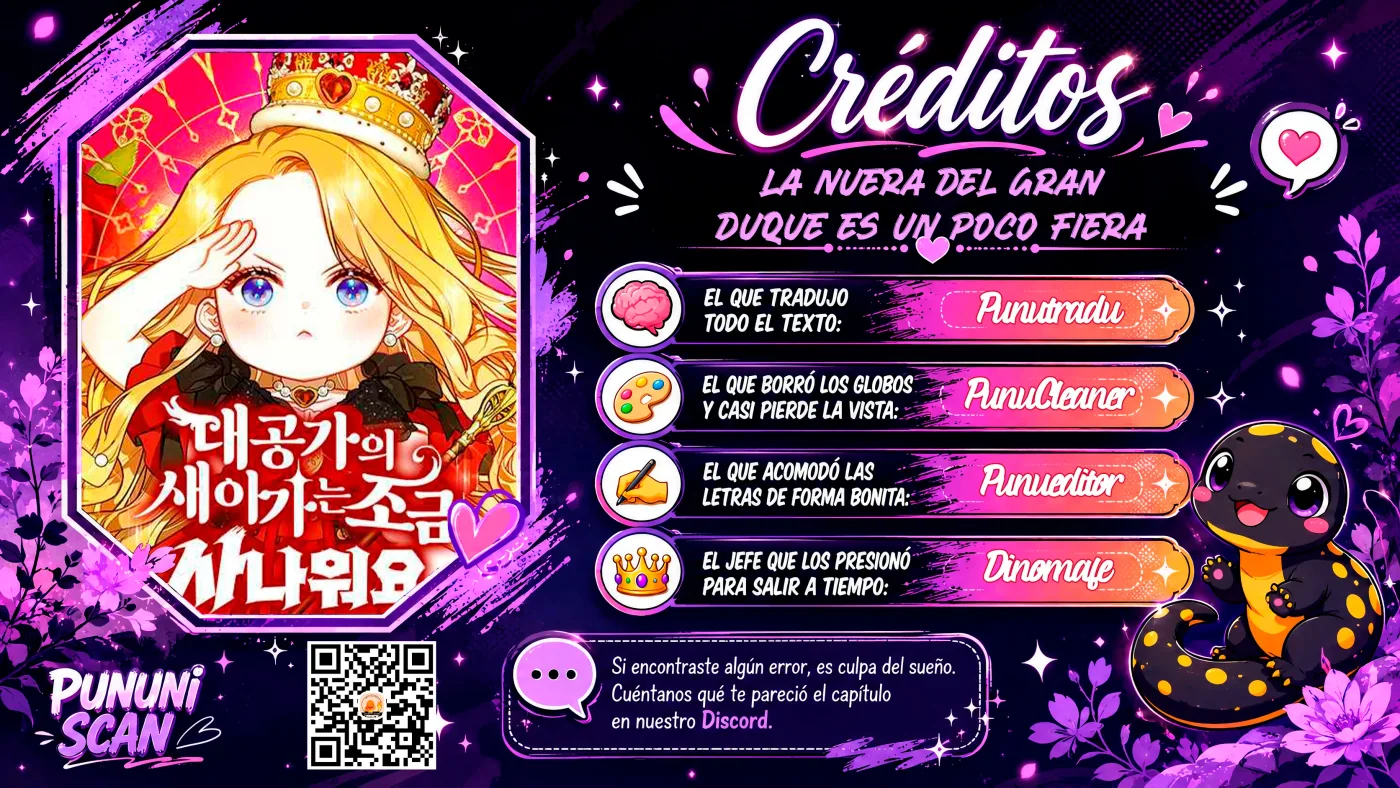 La nuera del Gran Duque es un poco fiera capítulo 17, página 1