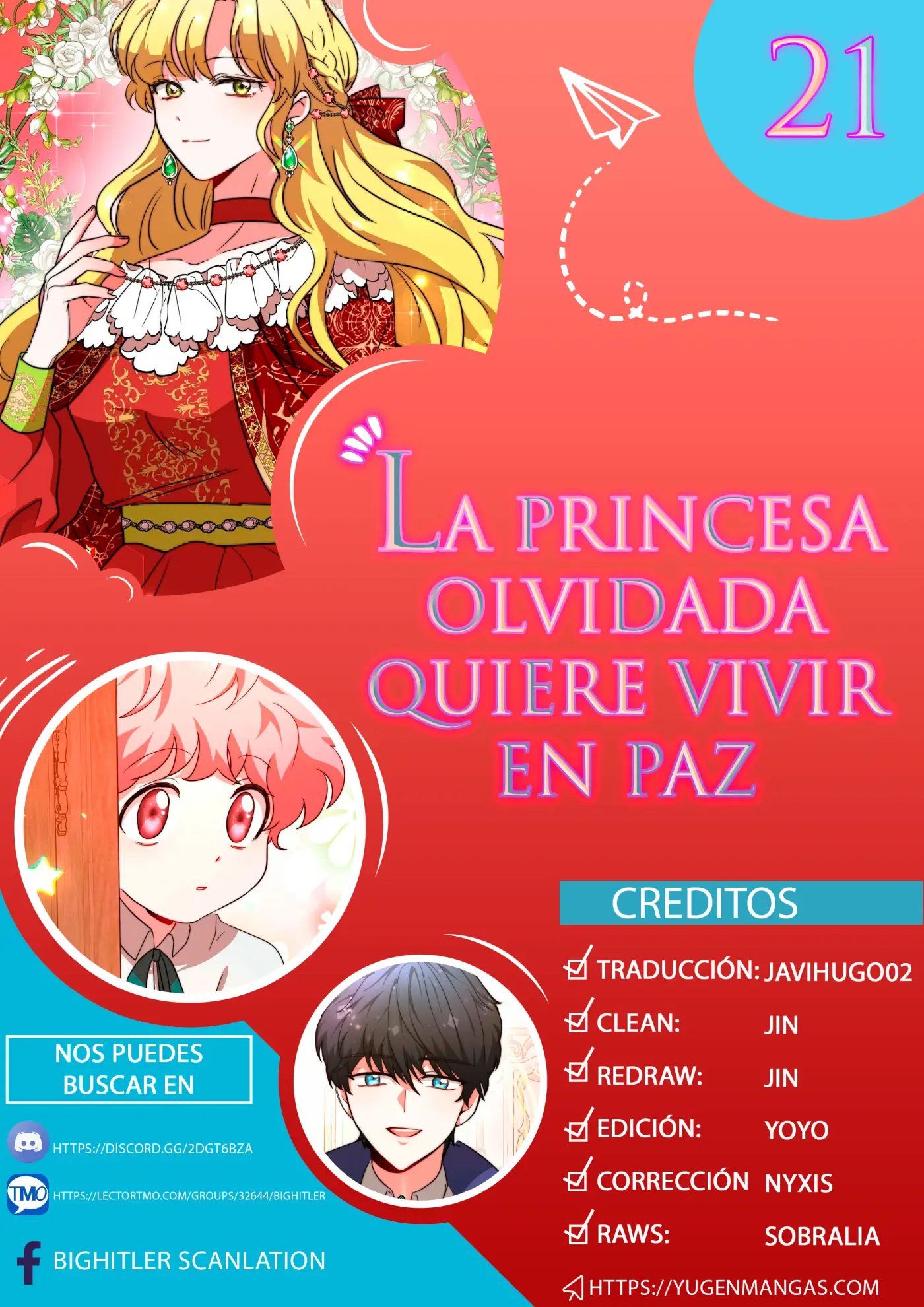 La princesa olvidada quiere vivir en paz capítulo 21, página 1