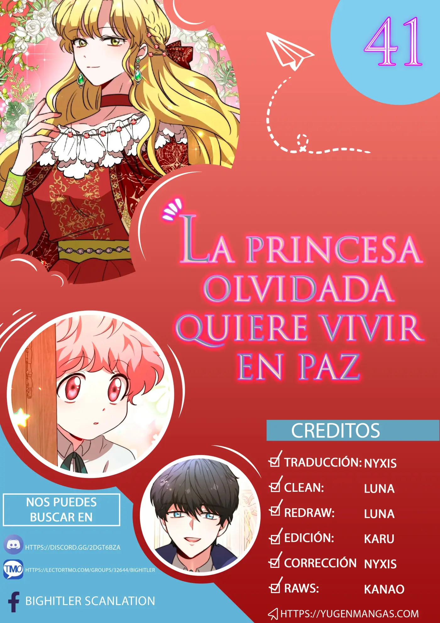 La princesa olvidada quiere vivir en paz capítulo 41, página 1
