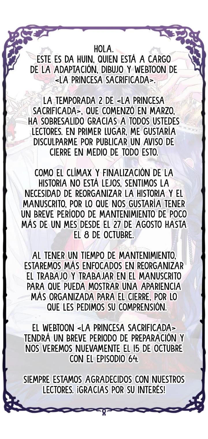 La princesa sacrificada capítulo 63, página 23
