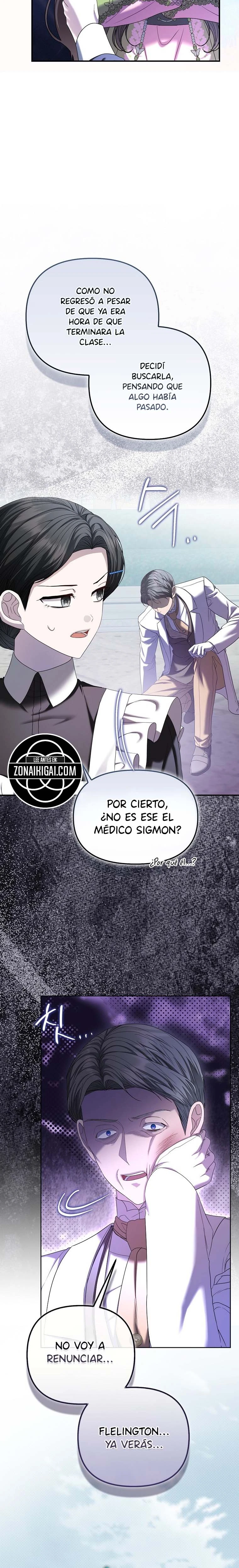 La señorita con una enfermedad terminal se infiltra en la casa del villano capítulo 52, página 13