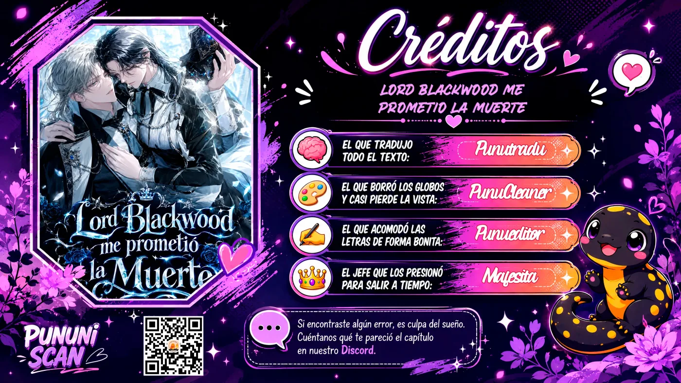 Lord Blackwood me prometió la muerte capítulo 2, página 1