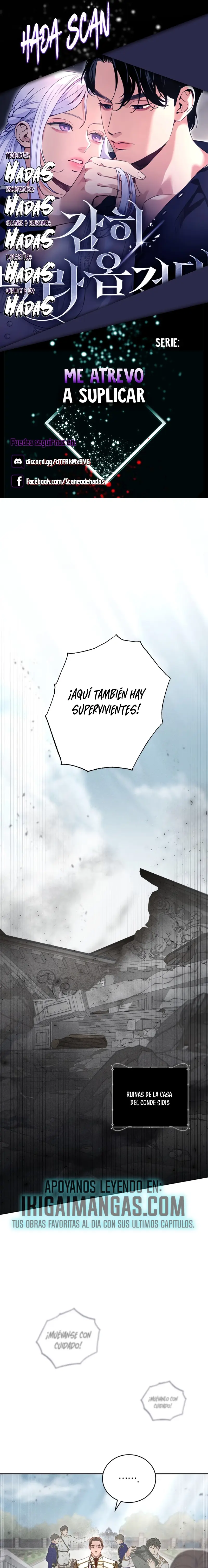 Me Atrevo A Suplicar capítulo 28, página 1