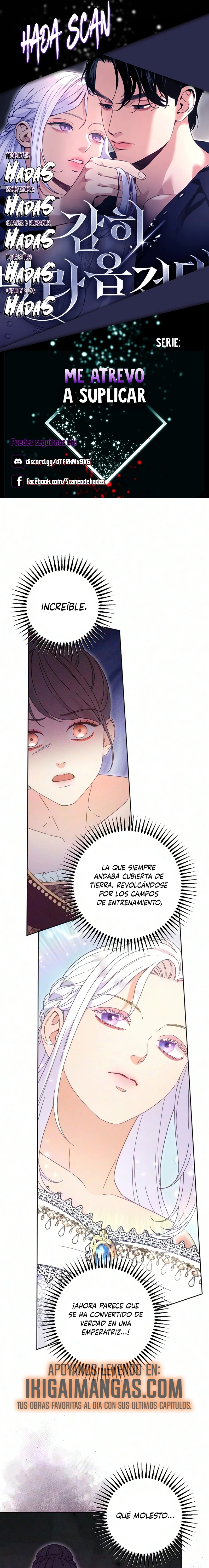Me Atrevo A Suplicar capítulo 39, página 1