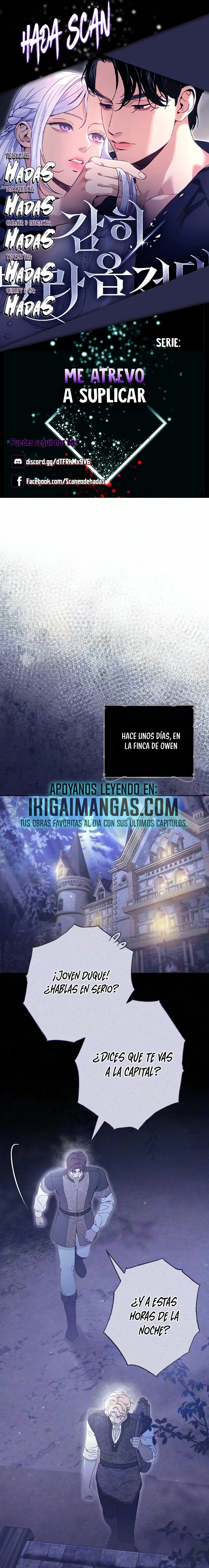 Me Atrevo A Suplicar capítulo 40, página 1