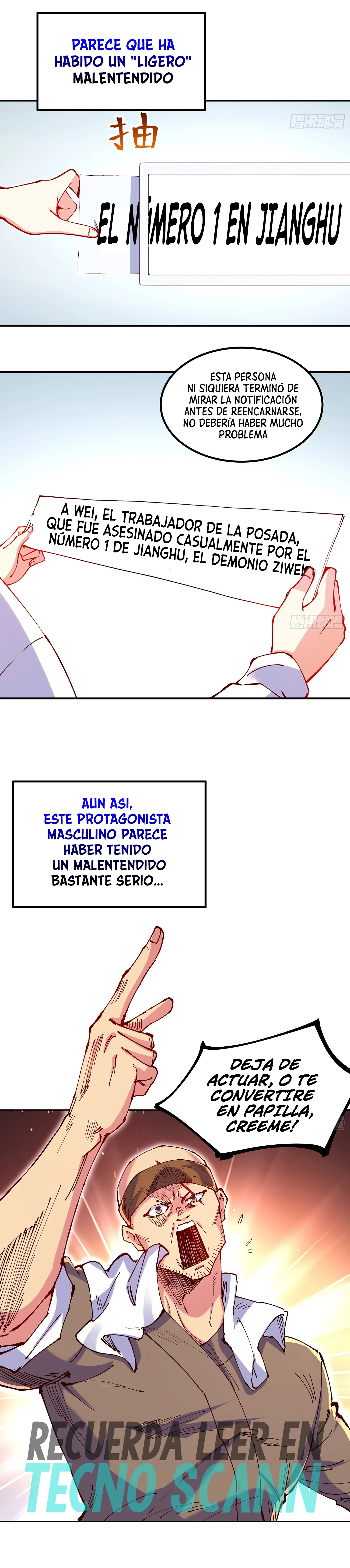 Me convertí en un pez gordo en la tabla de clasificación celestial capítulo 0, página 2