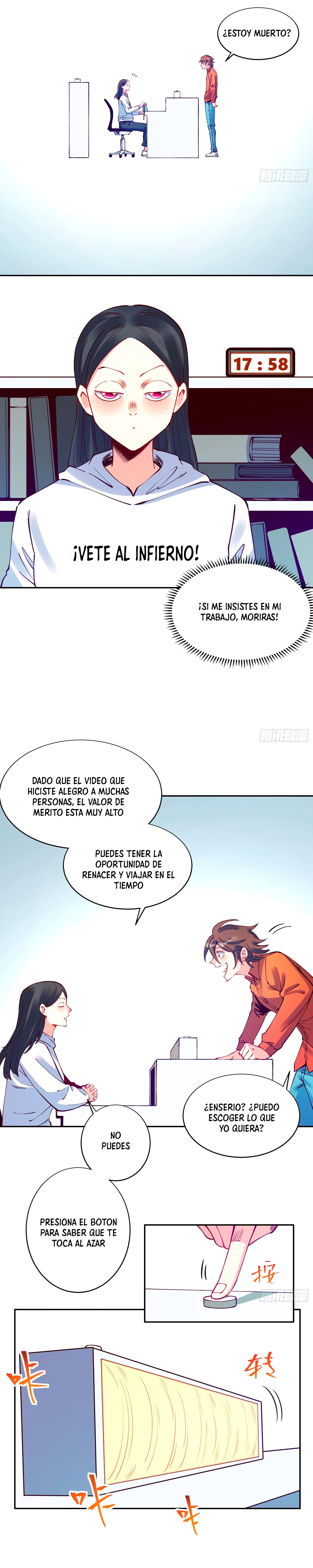 Me convertí en un pez gordo en la tabla de clasificación celestial capítulo 1, página 5