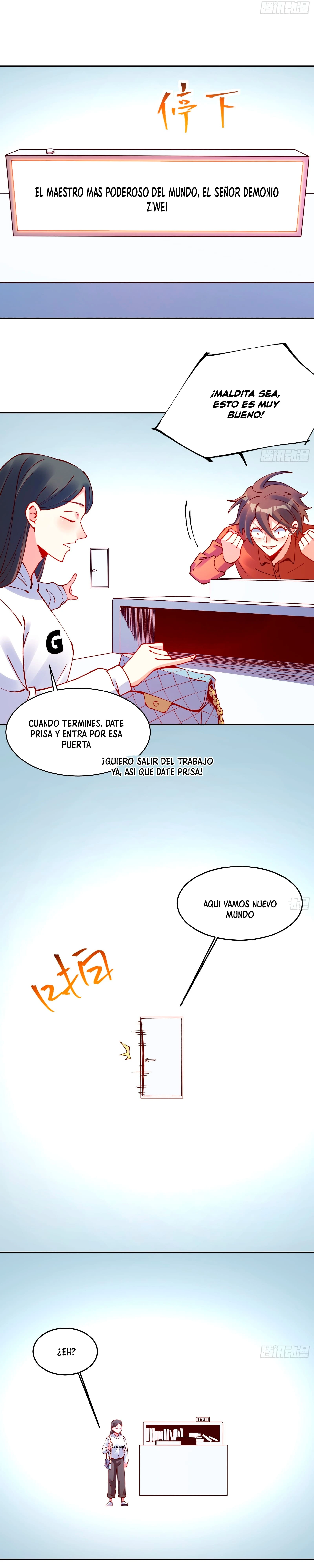Me convertí en un pez gordo en la tabla de clasificación celestial capítulo 1, página 6