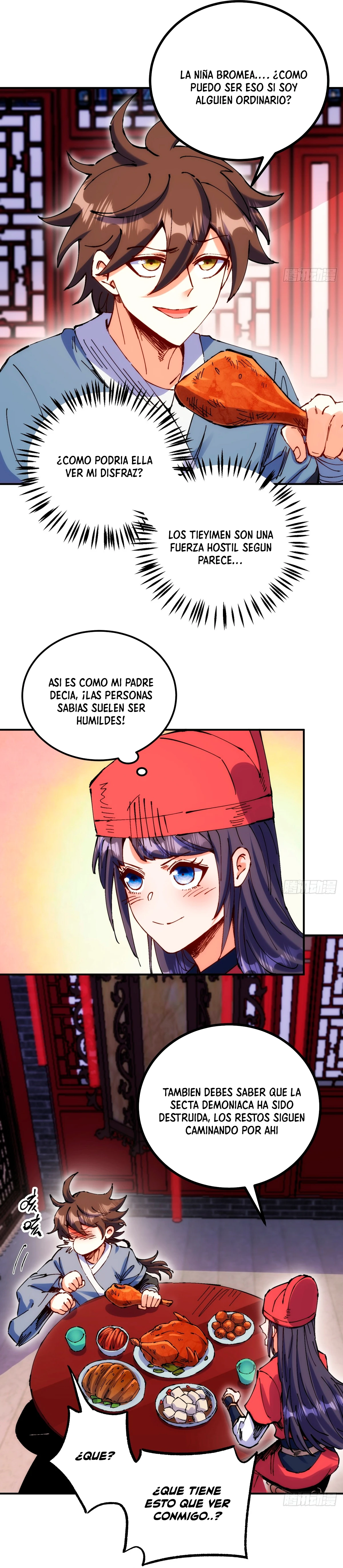 Me convertí en un pez gordo en la tabla de clasificación celestial capítulo 5, página 14