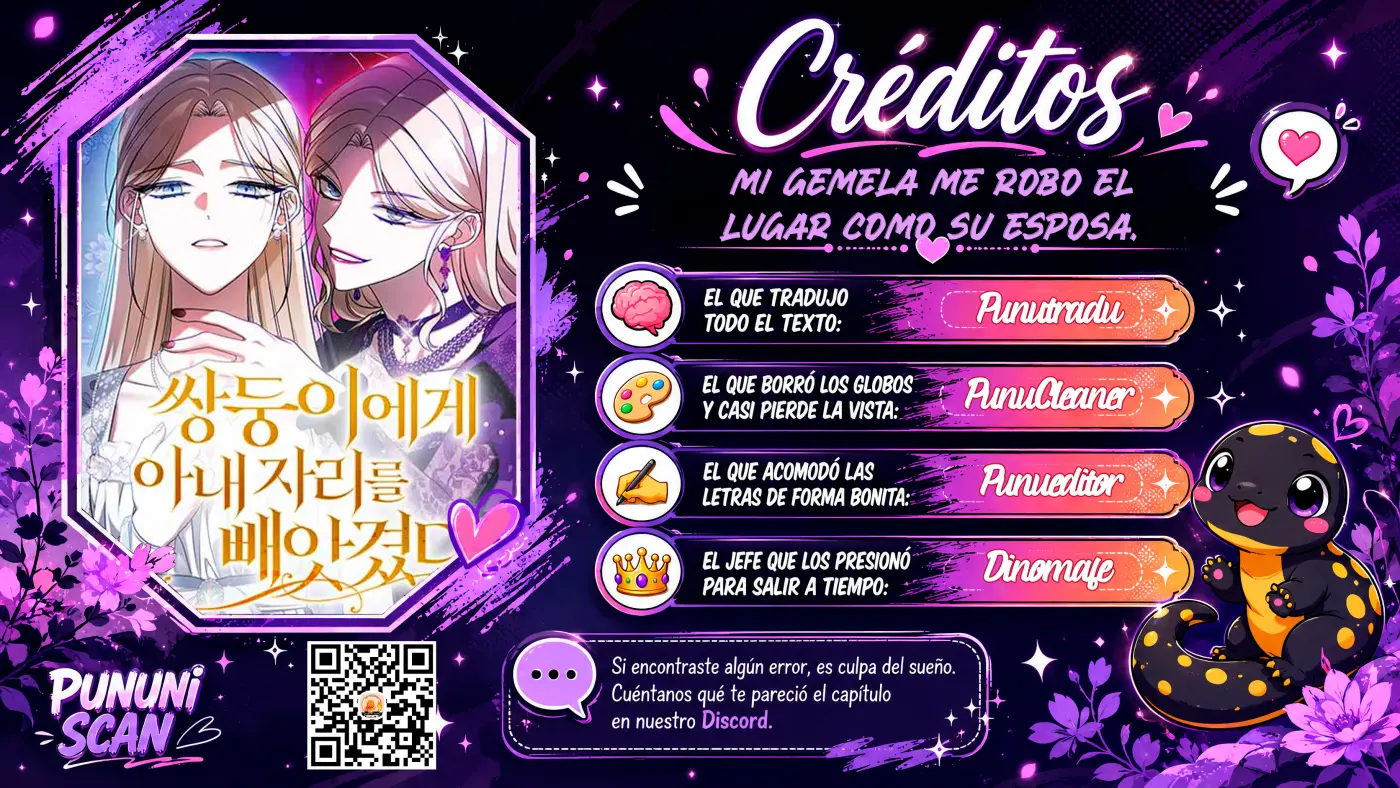 Mi gemela me robó el lugar como su esposa. capítulo 4, página 1