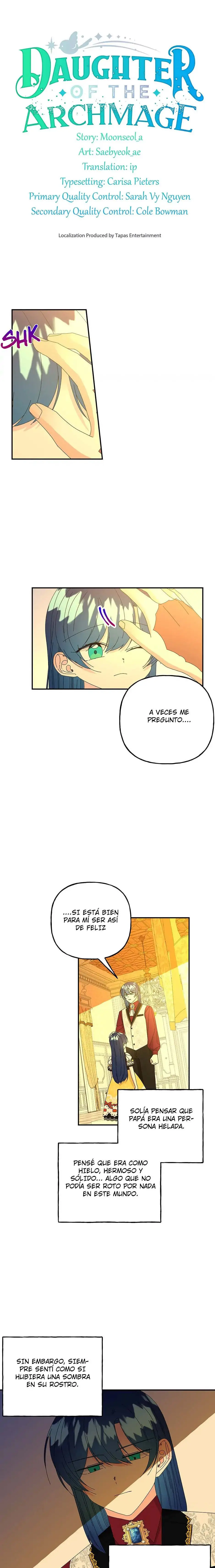Mi papa es el archimago capítulo 140, página 1