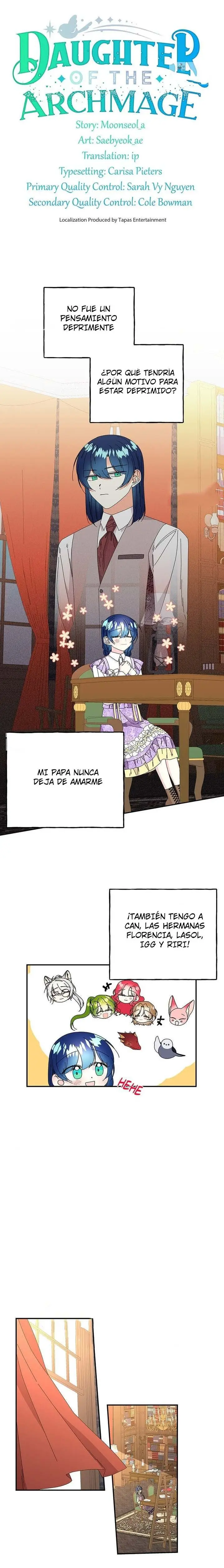 Mi papa es el archimago capítulo 147, página 1