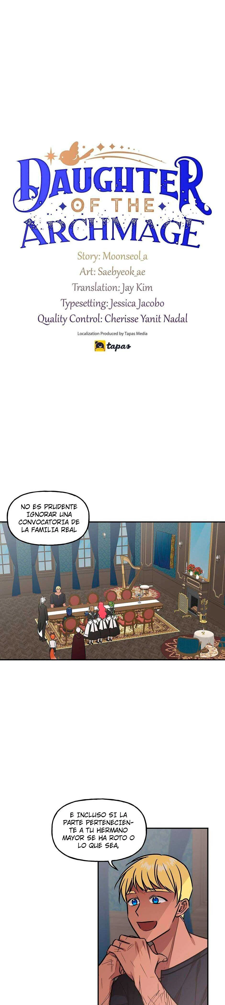 Mi papa es el archimago capítulo 16, página 1