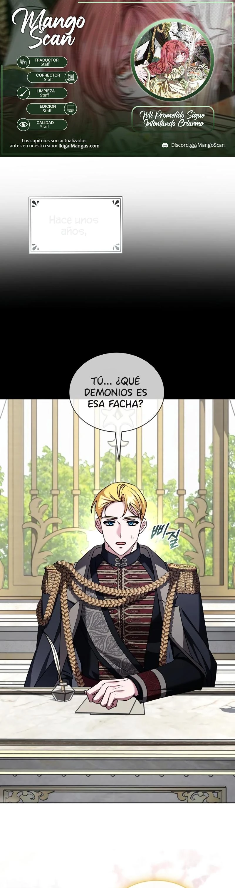 Mi Prometido Sigue Intentando Criarme capítulo 46, página 1