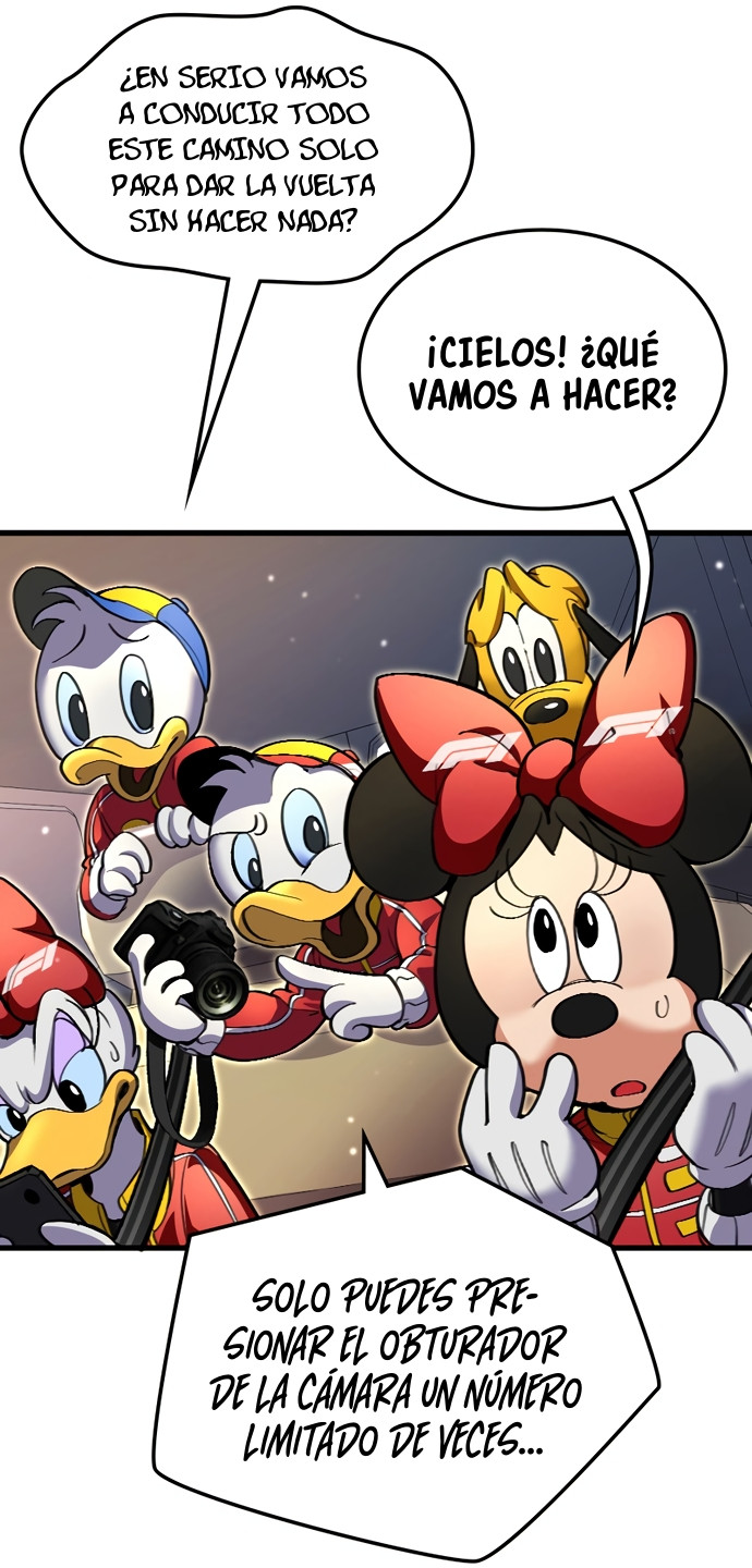 Mickey x F1: ¡Corriendo hacia la cima! capítulo 1, página 22
