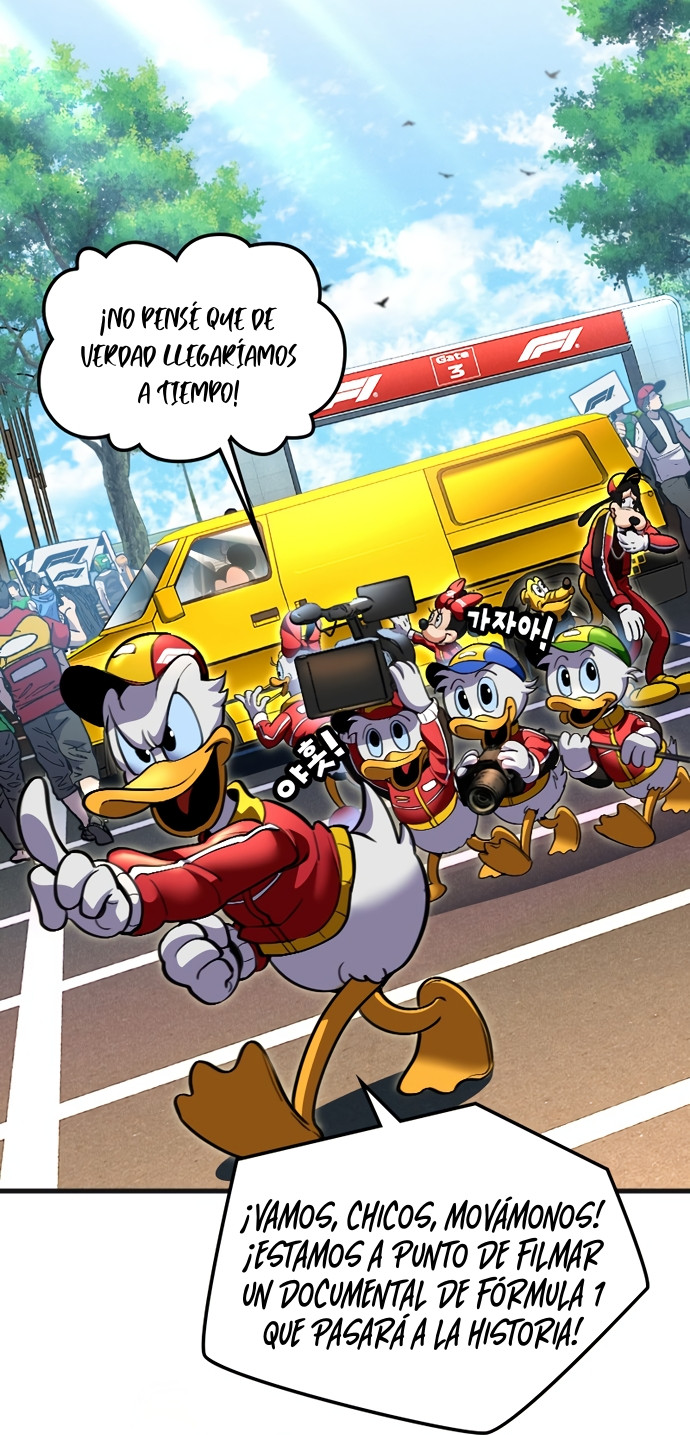 Mickey x F1: ¡Corriendo hacia la cima! capítulo 1, página 38