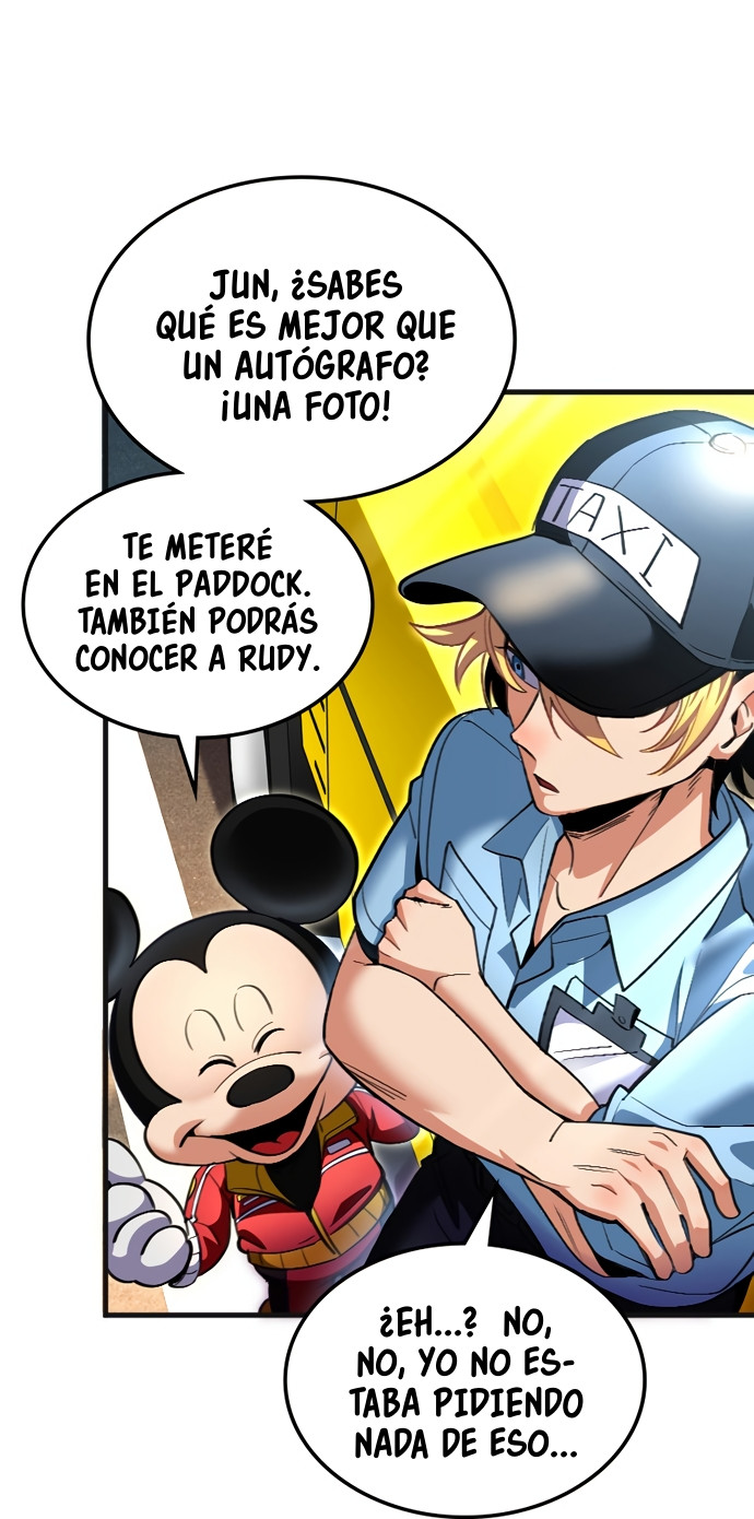 Mickey x F1: ¡Corriendo hacia la cima! capítulo 1, página 43