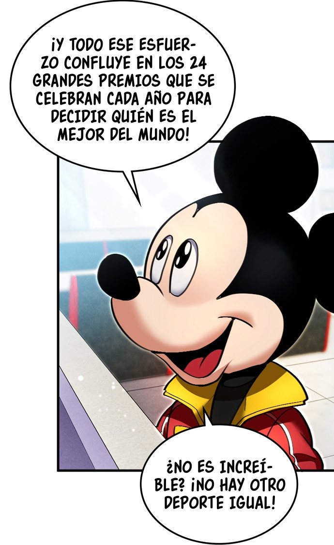 Mickey x F1: ¡Corriendo hacia la cima! capítulo 1, página 72
