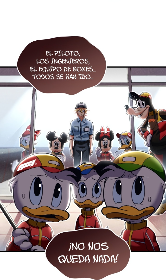 Mickey x F1: ¡Corriendo hacia la cima! capítulo 1, página 93