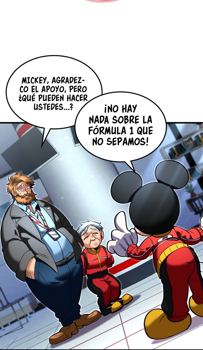 Mickey x F1: ¡Corriendo hacia la cima! capítulo 1, página 96