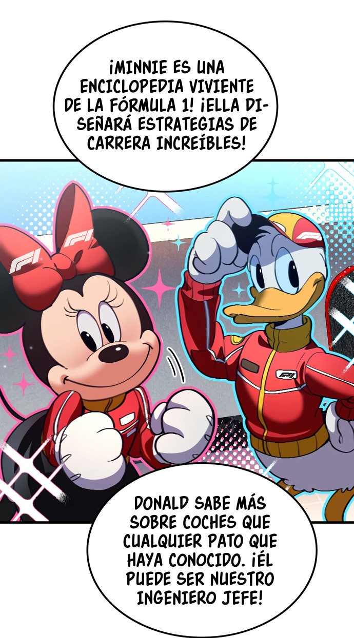 Mickey x F1: ¡Corriendo hacia la cima! capítulo 1, página 99