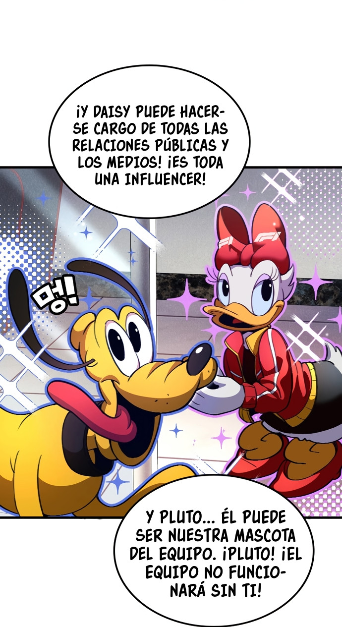 Mickey x F1: ¡Corriendo hacia la cima! capítulo 1, página 101