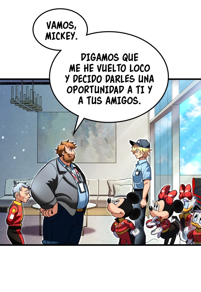 Mickey x F1: ¡Corriendo hacia la cima! capítulo 1, página 105