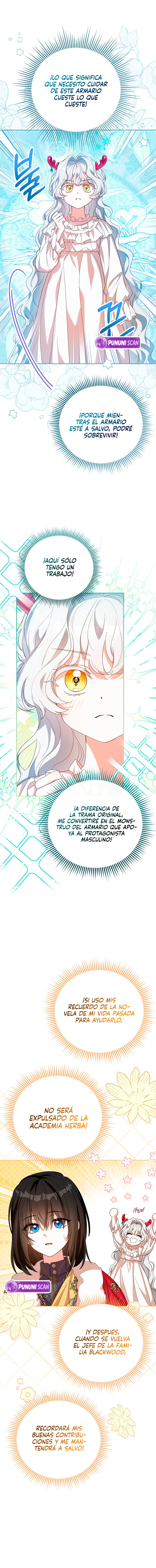 Mientras otras se convierten en protagonistas femeninas de novelas de fantasía romántica, yo me convertí en un monstruo del armario. capítulo 1, página 13