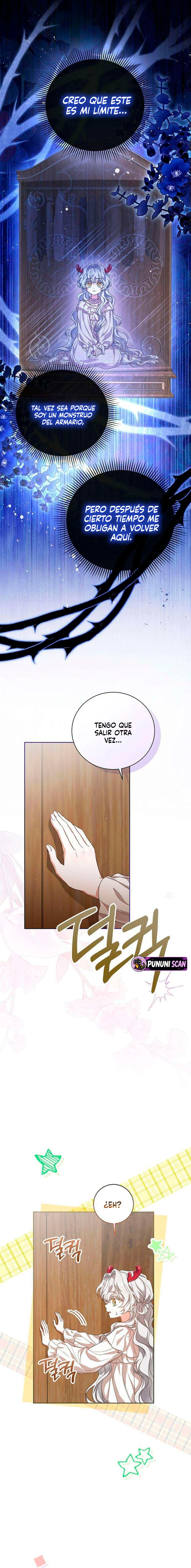 Mientras otras se convierten en protagonistas femeninas de novelas de fantasía romántica, yo me convertí en un monstruo del armario. capítulo 2, página 15