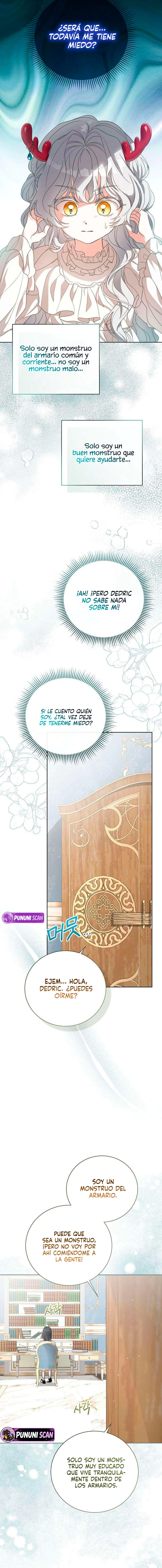 Mientras otras se convierten en protagonistas femeninas de novelas de fantasía romántica, yo me convertí en un monstruo del armario. capítulo 2, página 17
