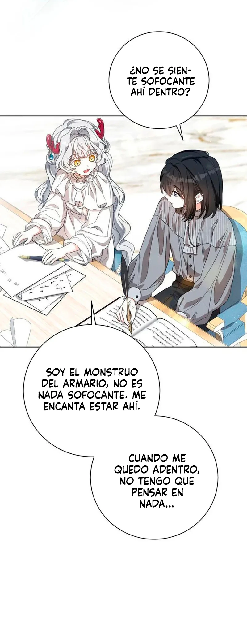Mientras otras se convierten en protagonistas femeninas de novelas de fantasía romántica, yo me convertí en un monstruo del armario. capítulo 9, página 8