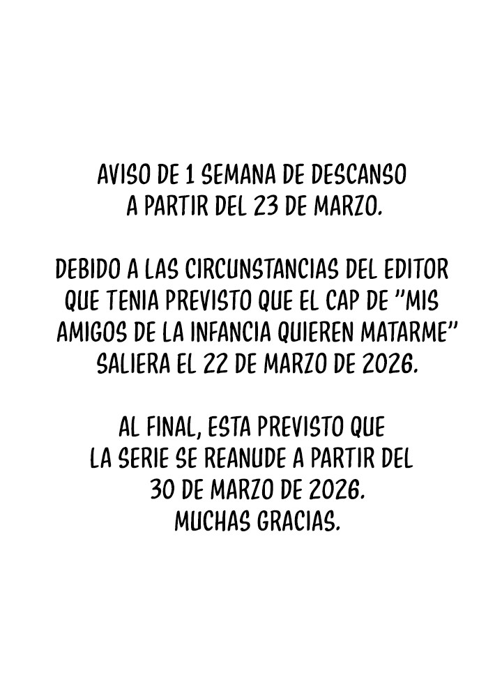 Mis amigos de la infancia intentan matarme capítulo 82.5, página 1
