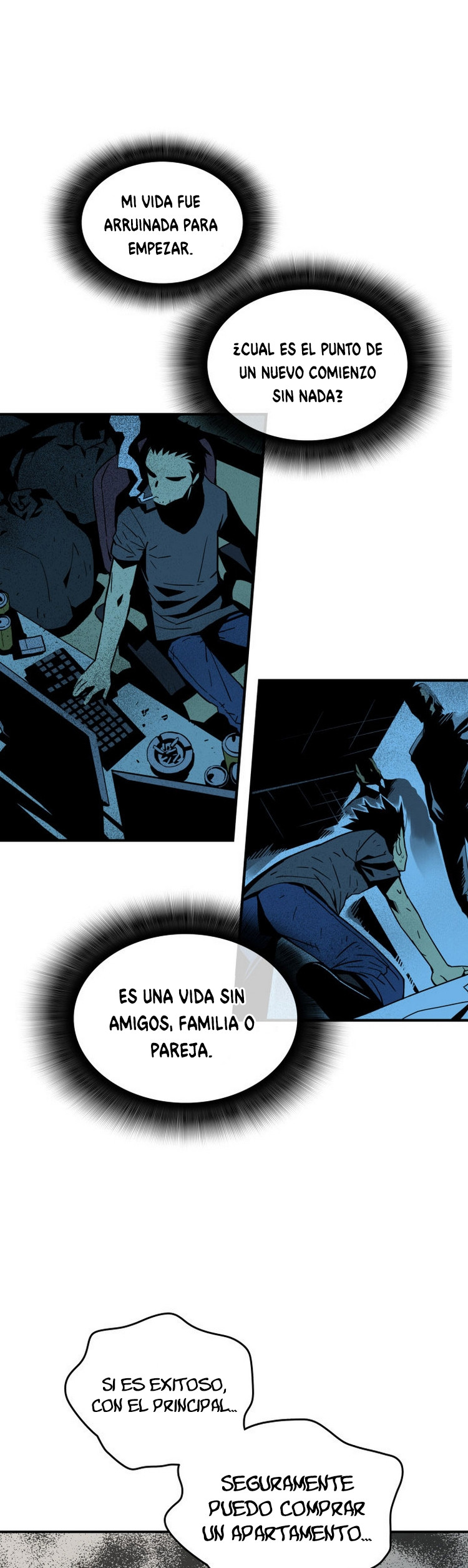 Novato roto y desgastado capítulo 1, página 35