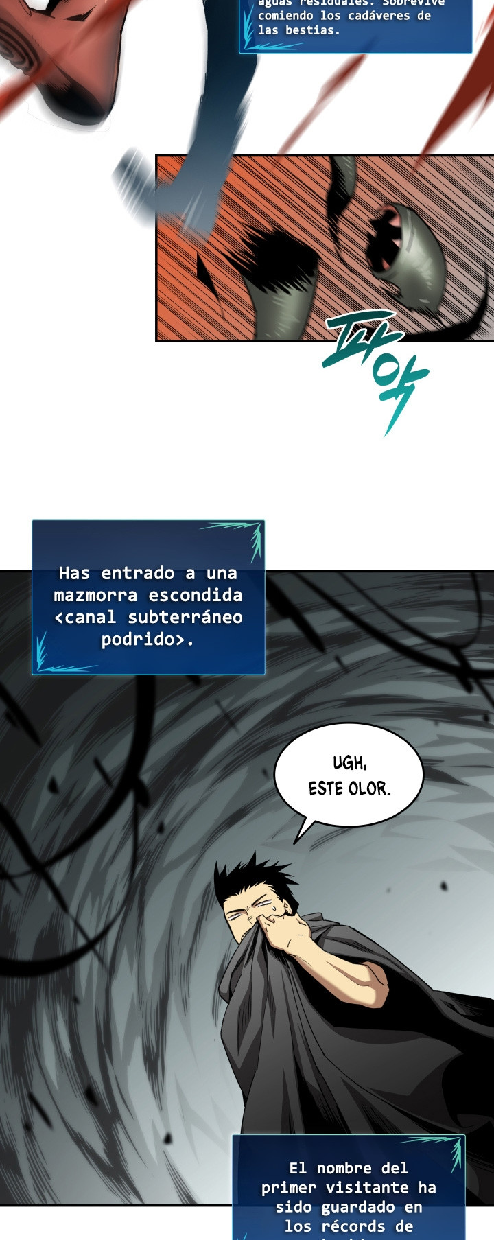 Novato roto y desgastado capítulo 10, página 34