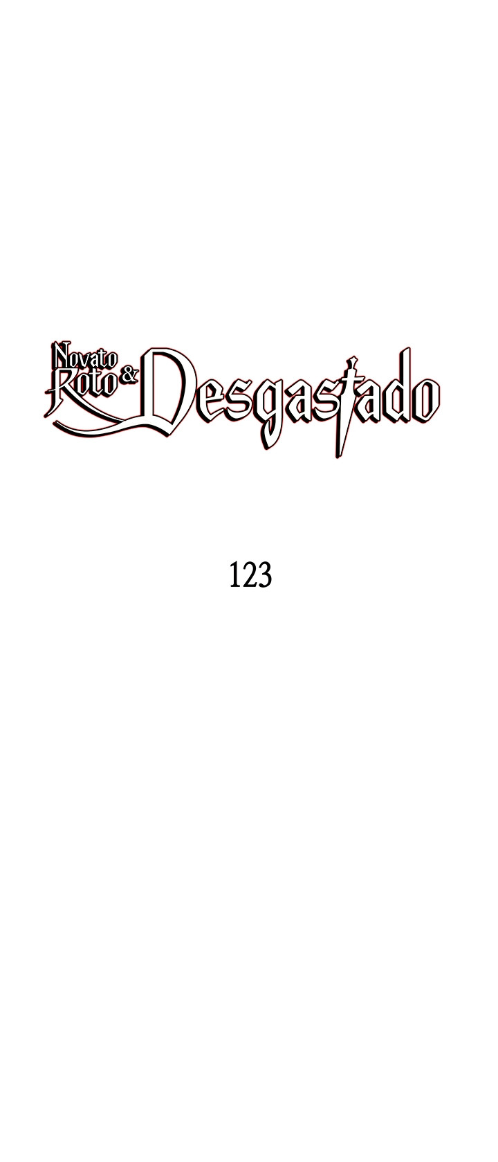 Novato roto y desgastado capítulo 123, página 2