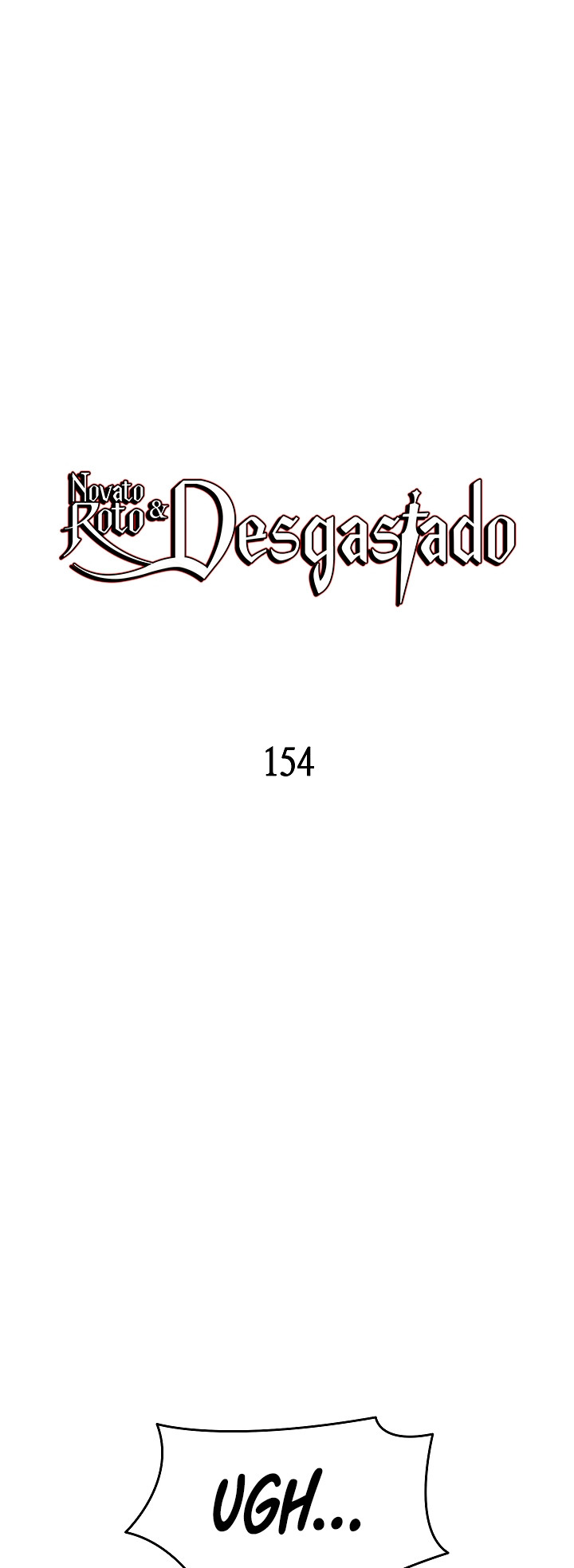 Novato roto y desgastado capítulo 154, página 2