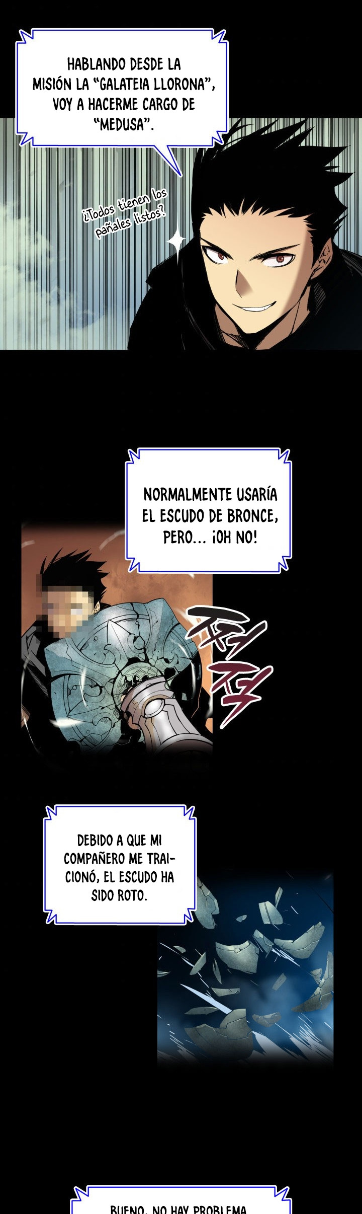 Novato roto y desgastado capítulo 16, página 3