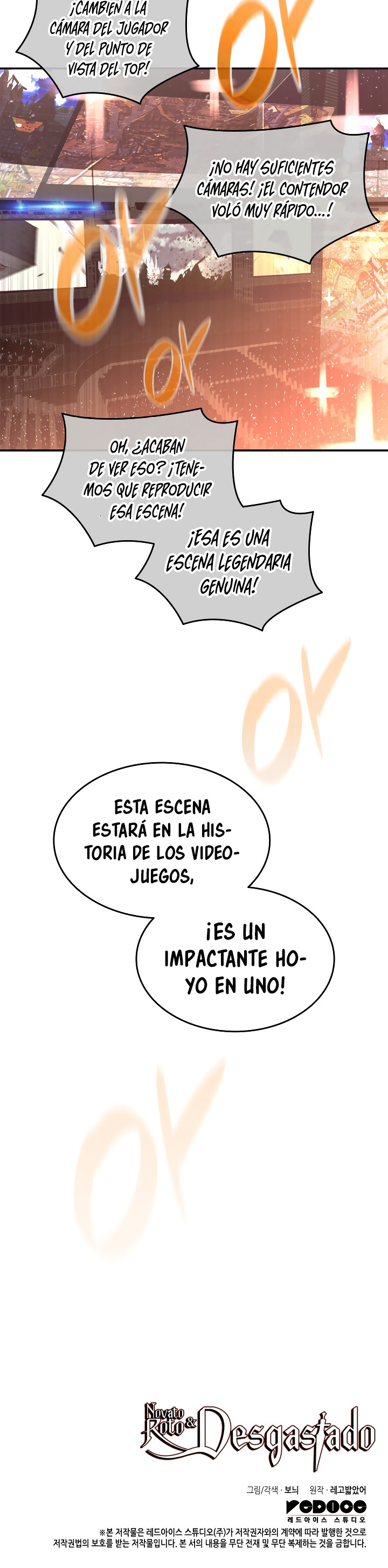 Novato roto y desgastado capítulo 164, página 51