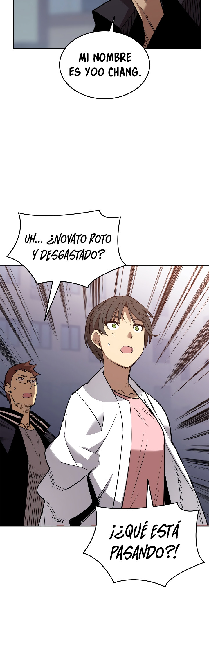 Novato roto y desgastado capítulo 166, página 54