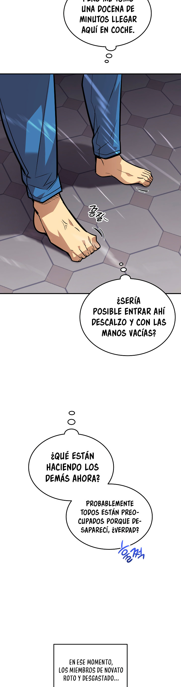 Novato roto y desgastado capítulo 185, página 34