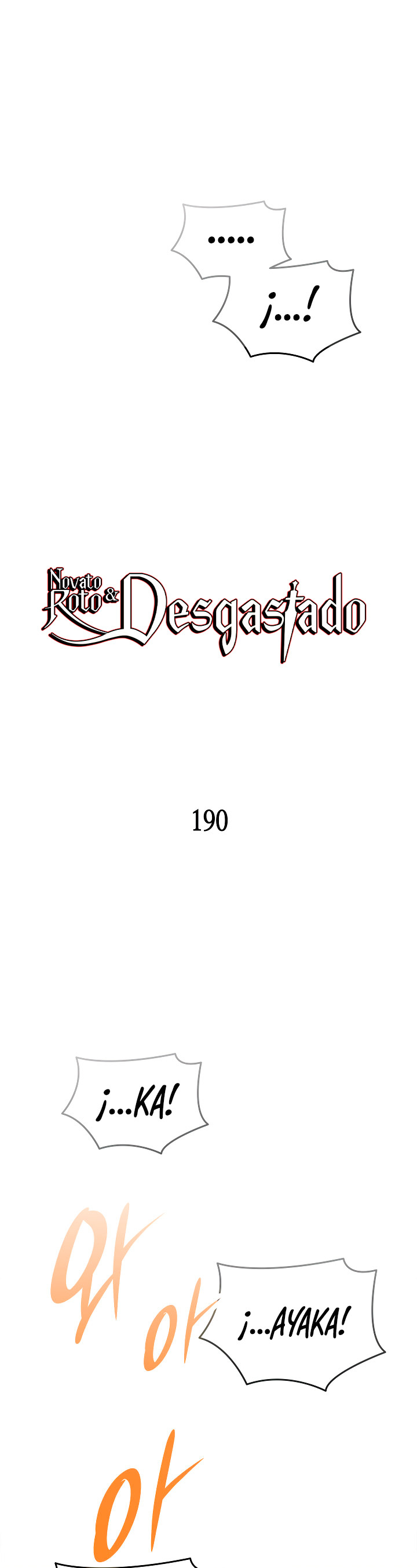 Novato roto y desgastado capítulo 190, página 2