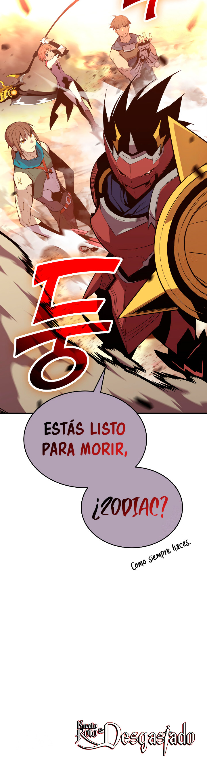Novato roto y desgastado capítulo 194, página 41
