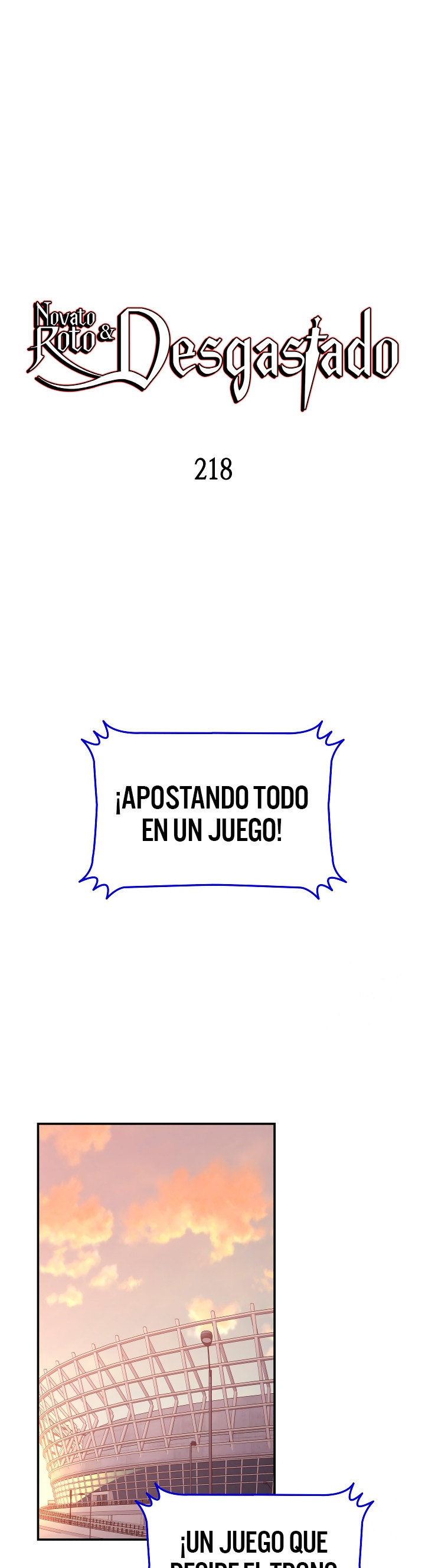Novato roto y desgastado capítulo 218, página 2