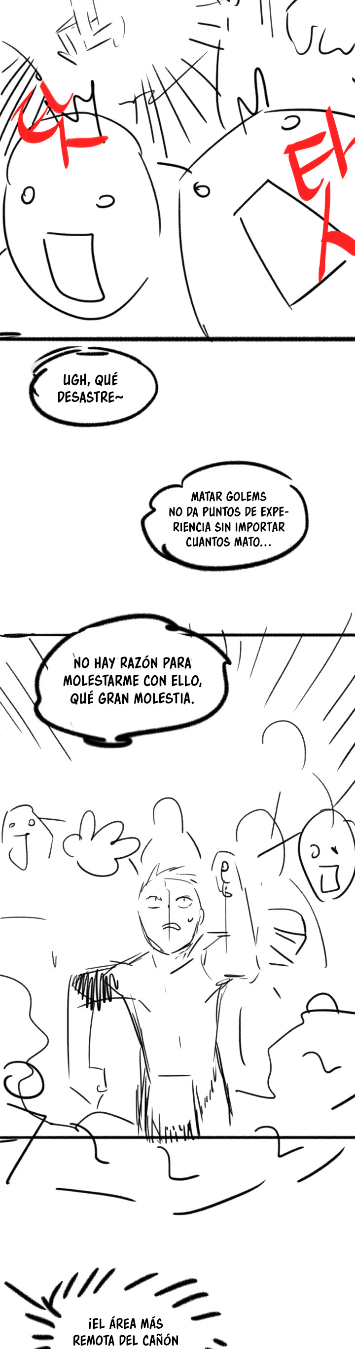 Novato roto y desgastado capítulo 220, página 54