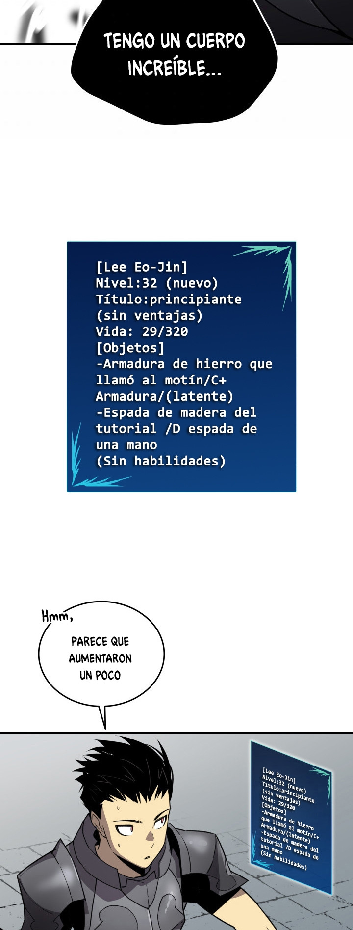 Novato roto y desgastado capítulo 4, página 34