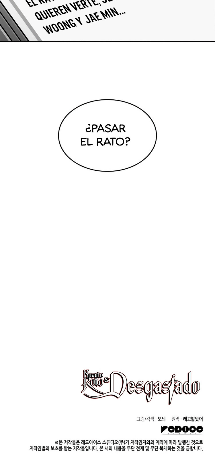 Novato roto y desgastado capítulo 52, página 54