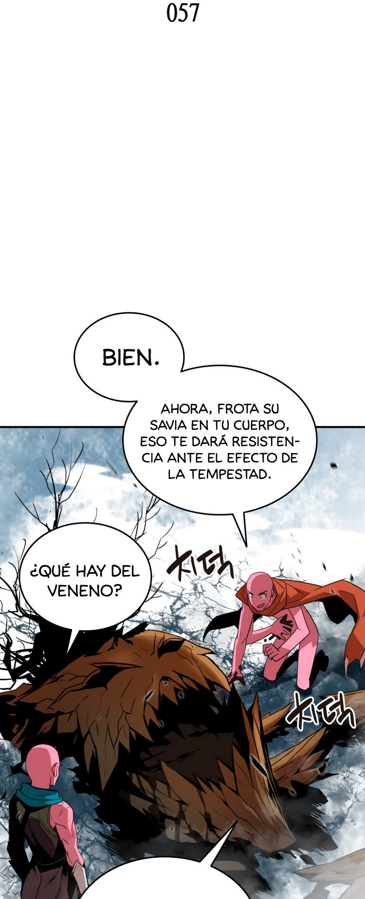 Novato roto y desgastado capítulo 57, página 7